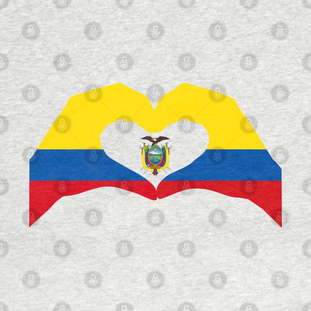 We Heart Ecuador Patriot Flag Series by Village Values